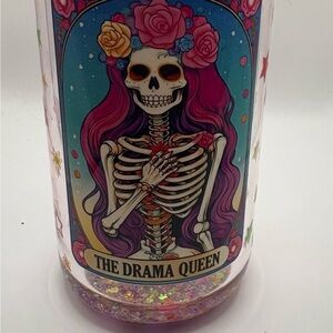 The Drama Queen snowglobe tumbler